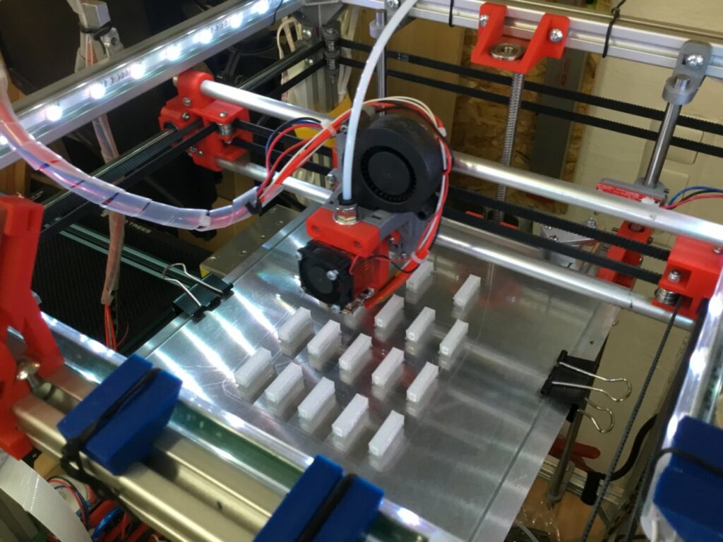 Production started on the 3D printer